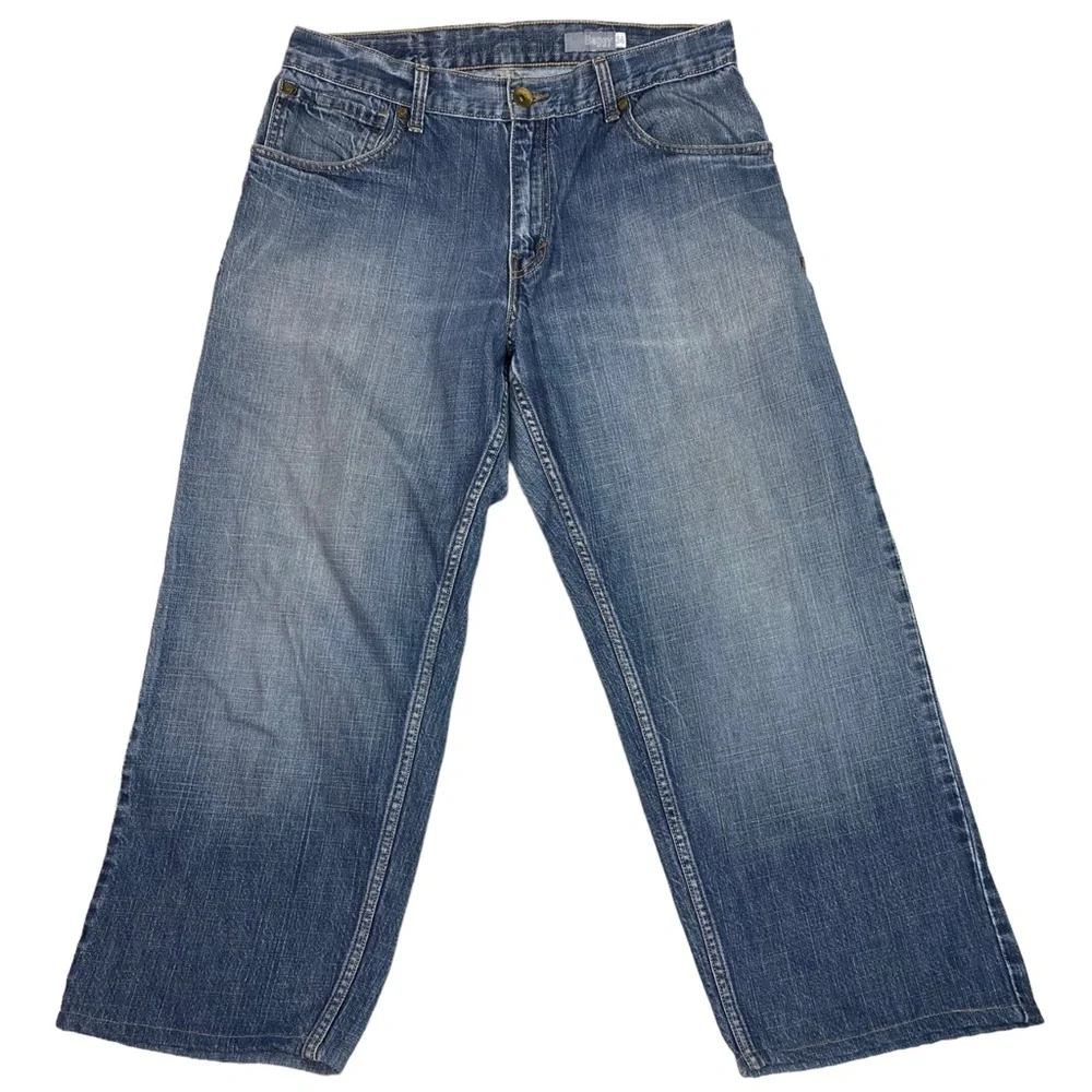 Levis Silvertab Men's Baggy Classic Straight Jeans Blue Denim 5 Pocket 34x26